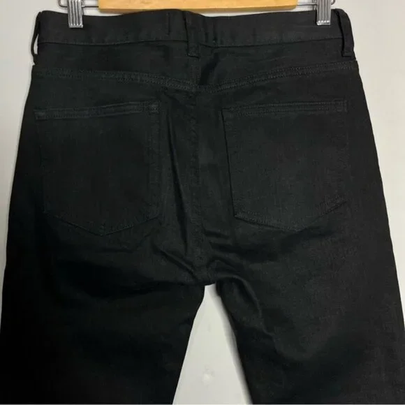 Everlane High Rise Slim Straight Black Jeans, Size 26 - Picture 6 of 12